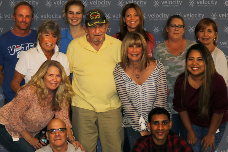Velocity Volunteers Sponsors WWII Veteran for Honor Flight Southland Program