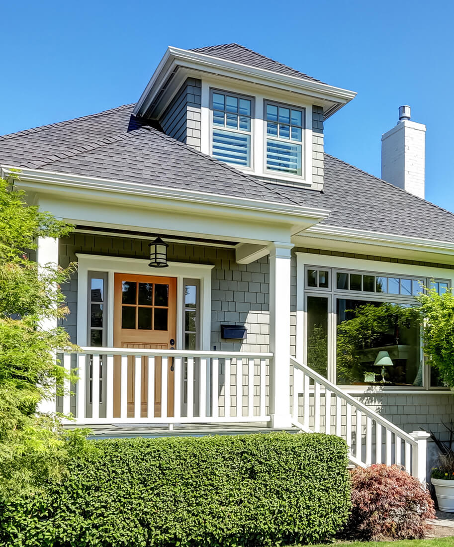 front view of a house